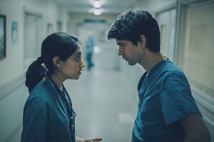 WARNING: Embargoed for publication until 00:00:01 on 25/06/2021 - Programme Name: This Is Going To Hurt - TX: n/a - Episode: This Is Going To Hurt - First Look (No. n/a) - Picture Shows: *NOT FOR PUBLICATION UNTIL 00:01HRS, FRIDAY 25TH JUNE, 2021* Shruti (AMBIKA MOD), Adam (BEN WHISHAW) - (C) Sister - Photographer: Screen Grab WARNING: Embargoed for publication until 00:00:01 on 25/06/2021 - Programme Name: This Is Going To Hurt - TX: n/a - Episode: This Is Going To Hurt - First Look (No. n/a) - Picture Shows: *NOT FOR PUBLICATION UNTIL 00:01HRS, FRIDAY 25TH JUNE, 2021* Shruti (AMBIKA MOD), Adam (BEN WHISHAW) - (C) Sister - Photographer: Screen Grab