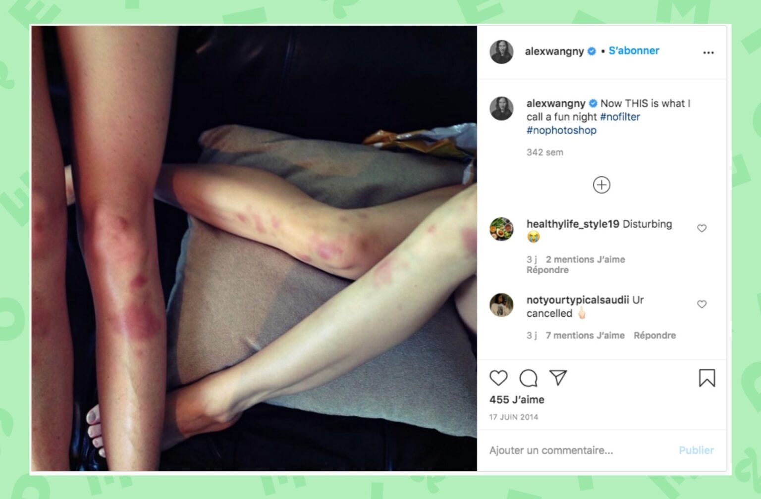 A compromising post on Instagram by Alexander Wang that fits into the culture of rape A compromising post on Instagram by Alexander Wang that fits into the culture of rape