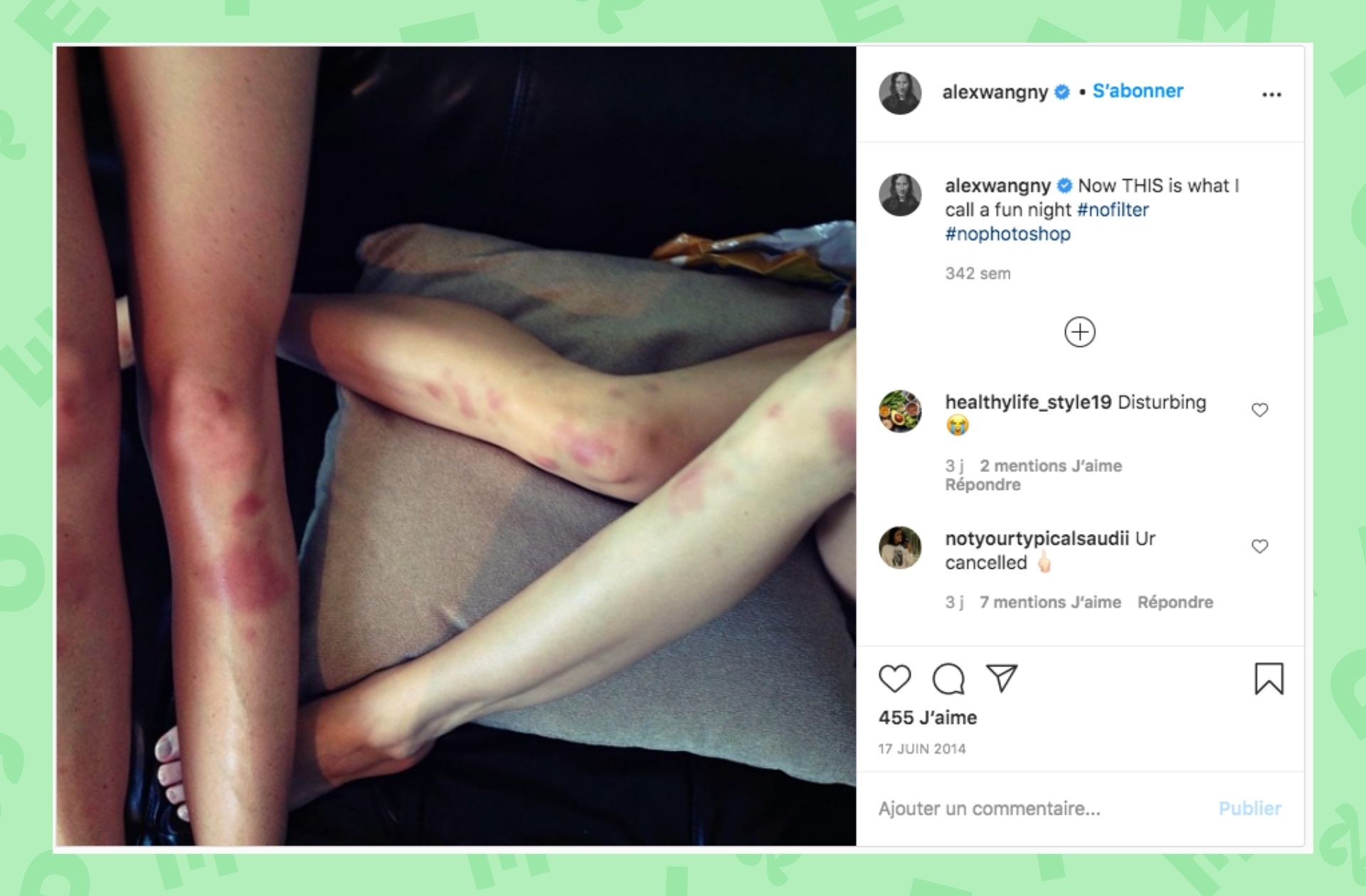 Une publication Instagram compromettante d’Alexander Wang qui s’inscrit dans la culture du viol