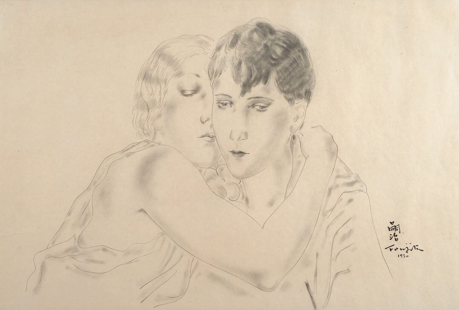 Yvonne de Bremond d’Ars et Suzy Solidor – Foujita Yvonne de Bremond d’Ars et Suzy Solidor – Foujita