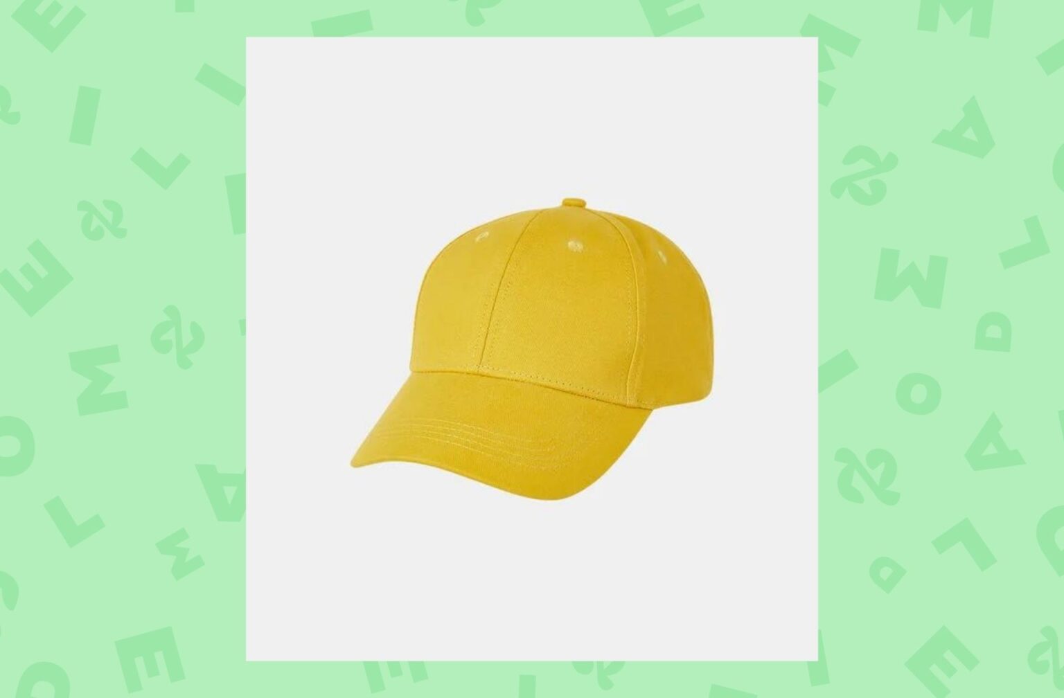 Casquette jaune Galeries Lafayette Casquette jaune Galeries Lafayette