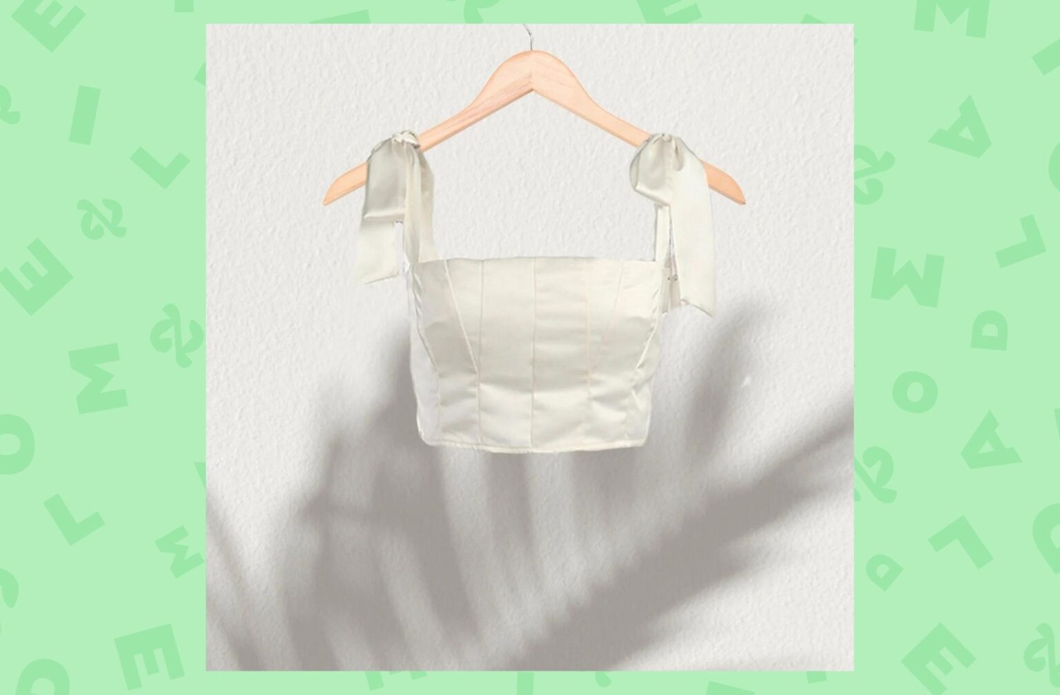 Corset blanc ivoire brillant avec rubans – Haut Bustier- Crop top – Cottagecore Corset blanc ivoire brillant avec rubans – Haut Bustier- Crop top – Cottagecore