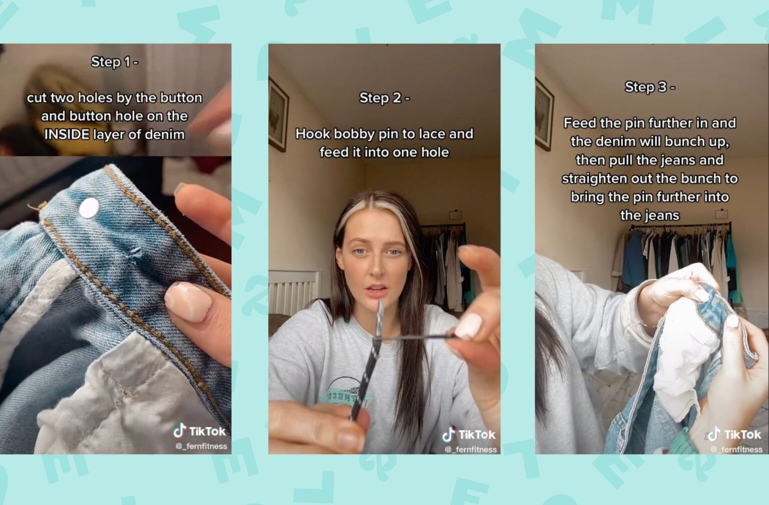 Le tuto de la technique virale sur TikTok pour resserrer un jean Le tuto de la technique virale sur TikTok pour resserrer un jean