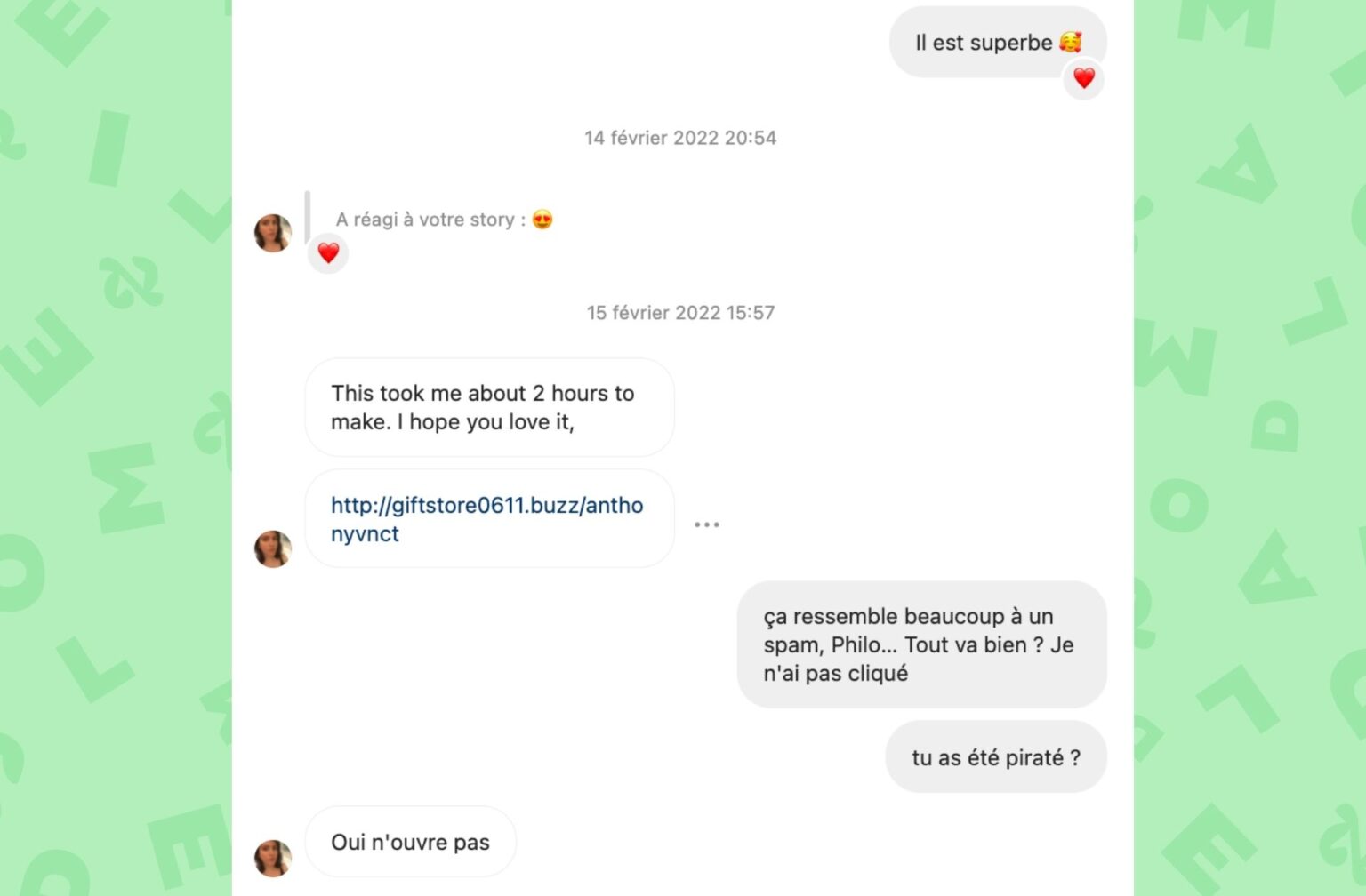 Les arnaques en ligne, s’avèrent de plus en plus sophistiquées, avec usurpation d’un proche et personnalisation des liens d’hammeçonage Les arnaques en ligne, s’avèrent de plus en plus sophistiquées, avec usurpation d’un proche et personnalisation des liens d’hammeçonage