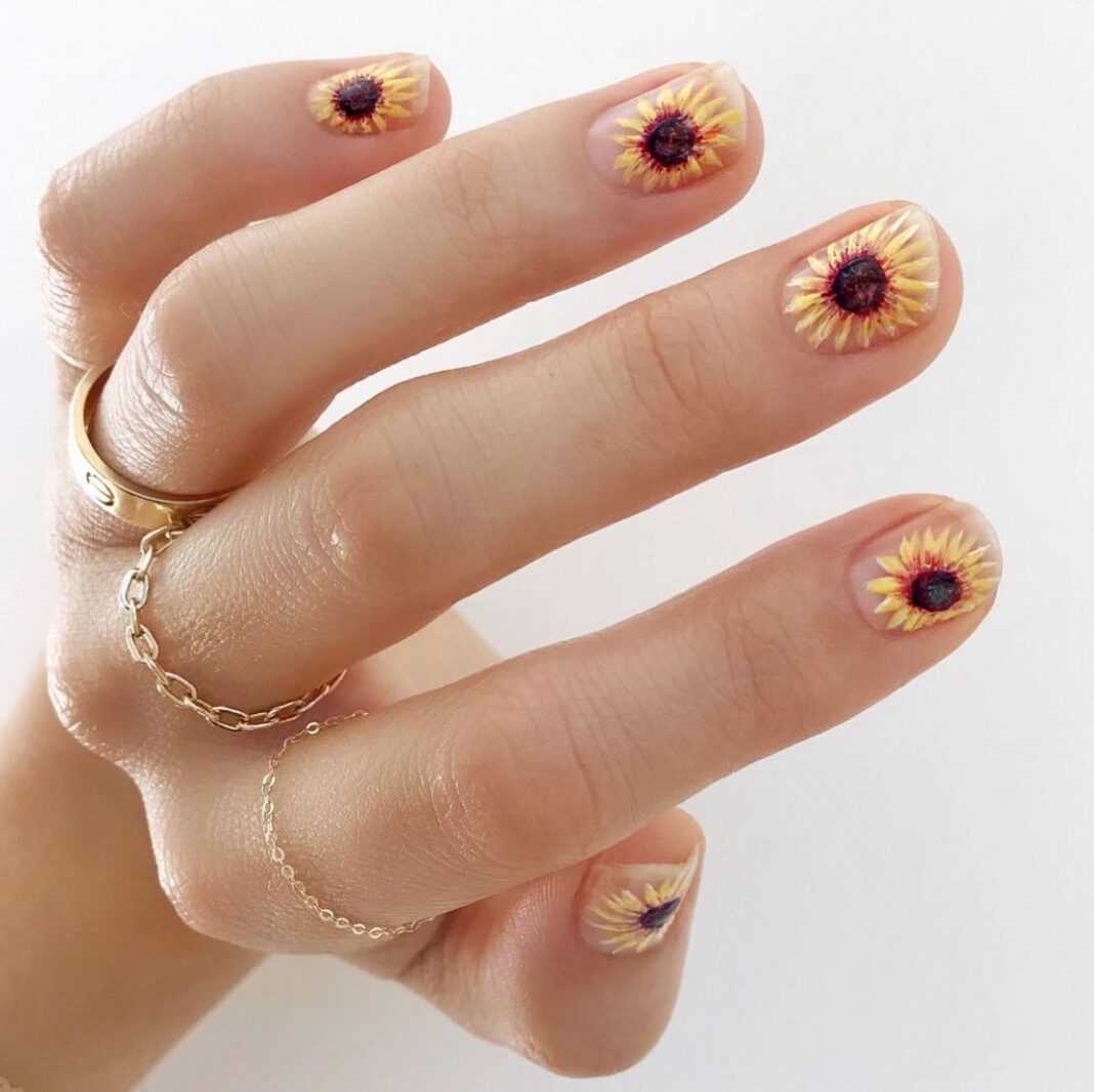 nail-art-tournesol nail-art-tournesol