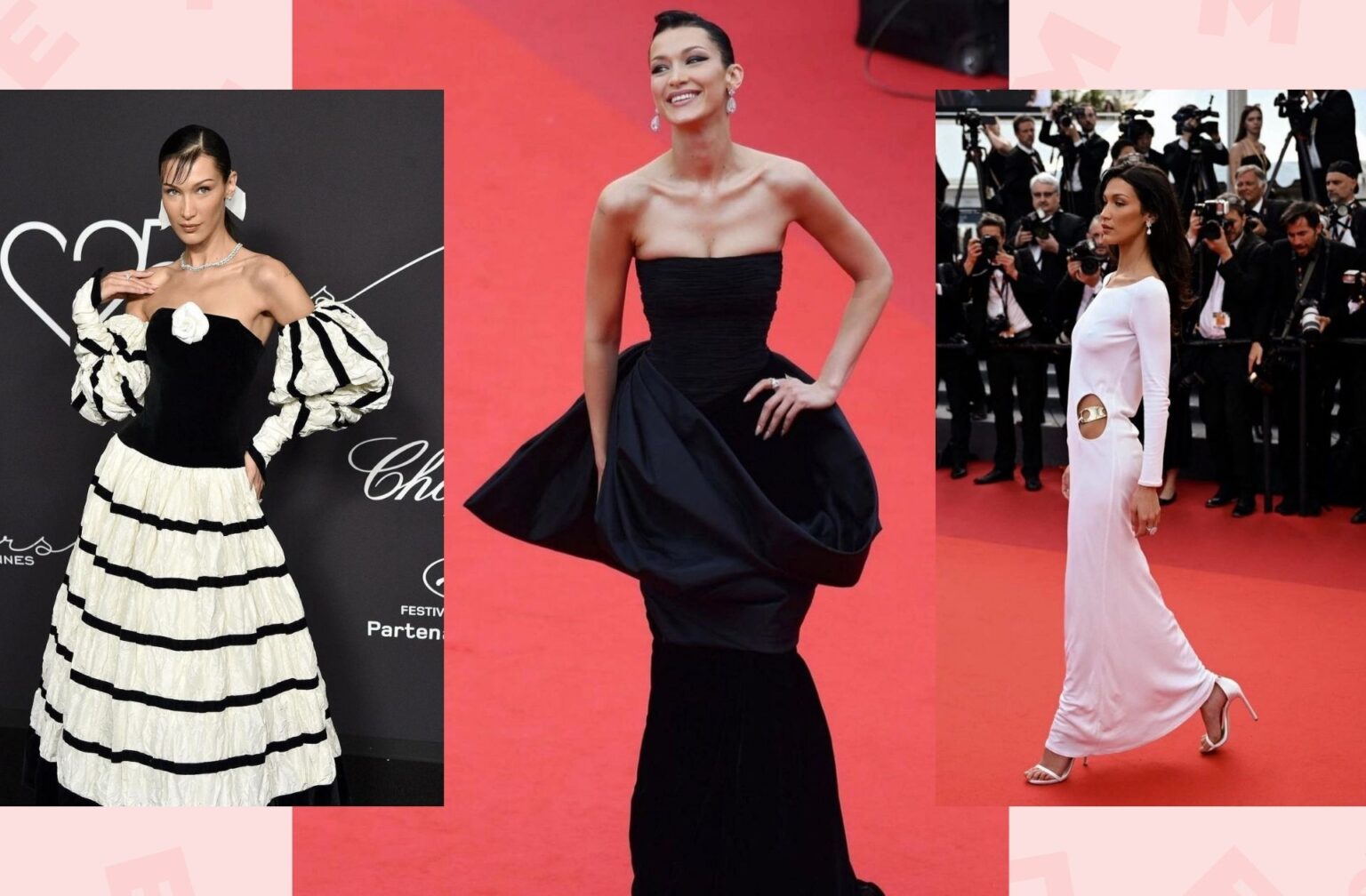Révise l’histoire de la mode avec Bella Hadid sur le tapis rouge du festival de Cannes Révise l’histoire de la mode avec Bella Hadid sur le tapis rouge du festival de Cannes