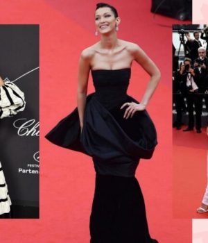 Révise l’histoire de la mode avec Bella Hadid sur le tapis rouge du festival de Cannes