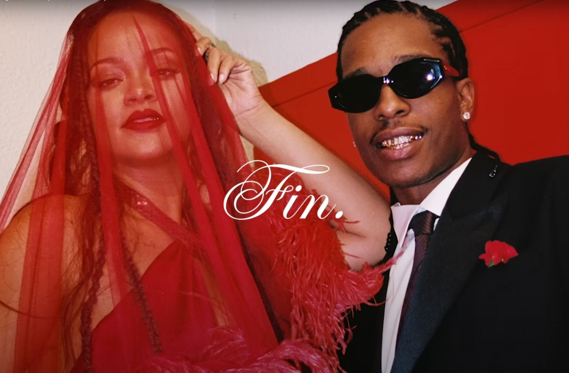 Rihanna et Asap Rocky dans le clip de DMB