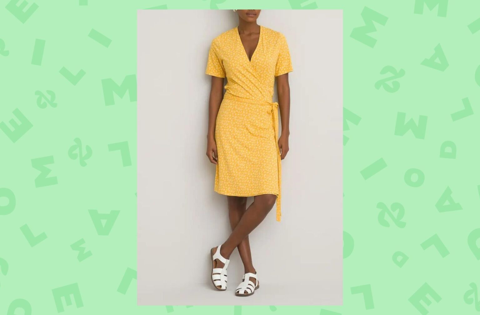 Robe cache-cœur imprimé floral fabriquée en Europe Robe cache-cœur imprimé floral fabriquée en Europe