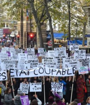 Manifestation contre les violences faites aux femmes  // Source : Jeanne Menjoulet