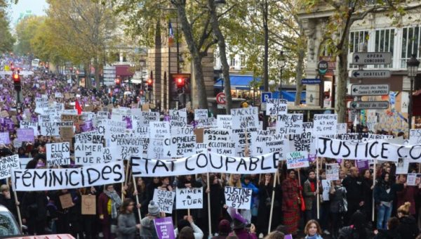 Manifestation contre les violences faites aux femmes  // Source : Jeanne Menjoulet