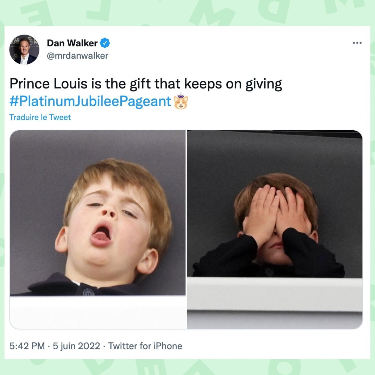 Le prince Louis est un cadeau qui ne cesse d’offrir