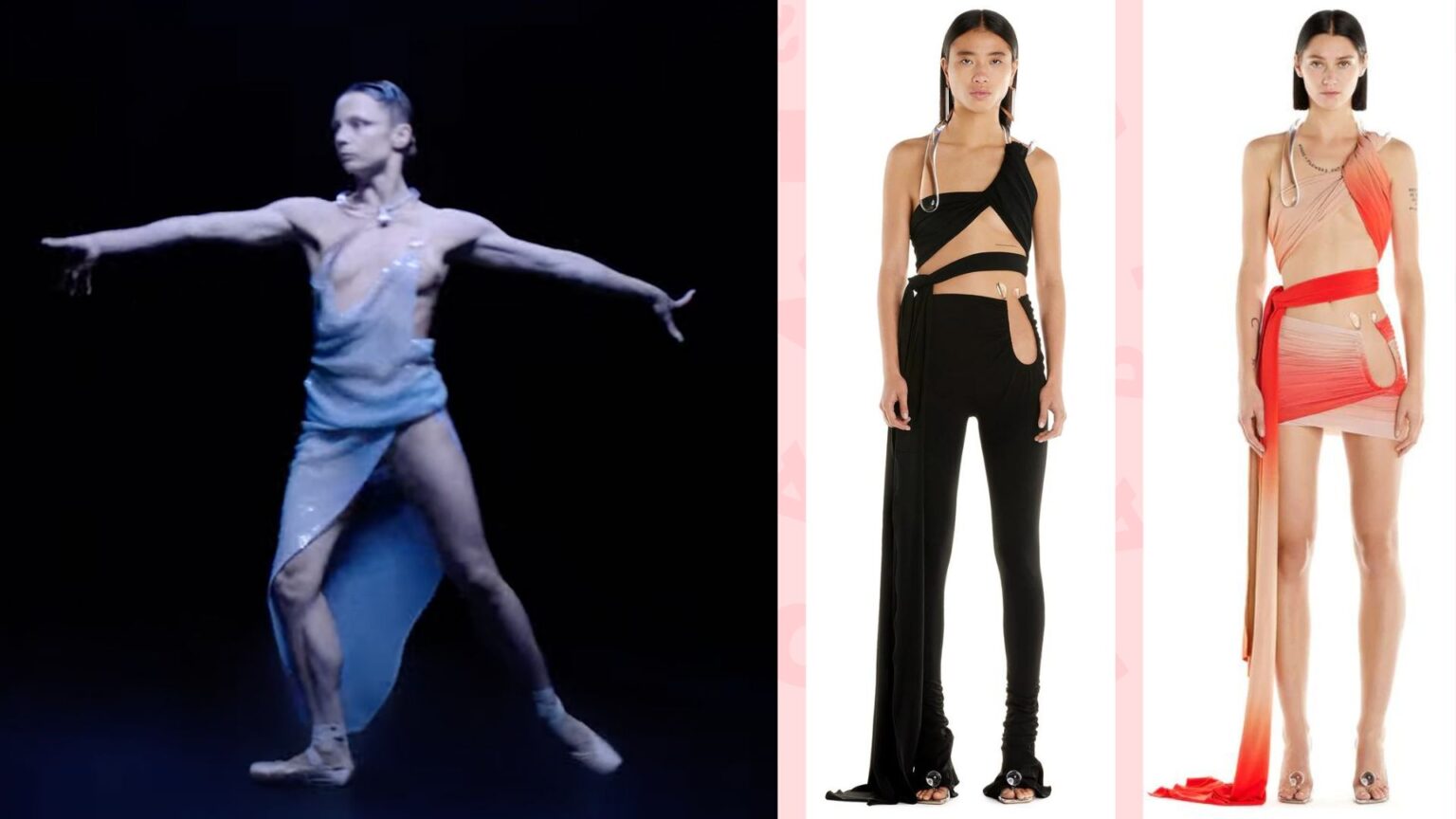 Les réintérprétations Mugler SS22 de la robe Mugler SS98. © Capture d'écran YouTube / eshop de Mugler. Les réintérprétations Mugler SS22 de la robe Mugler SS98. © Capture d'écran YouTube / eshop de Mugler.