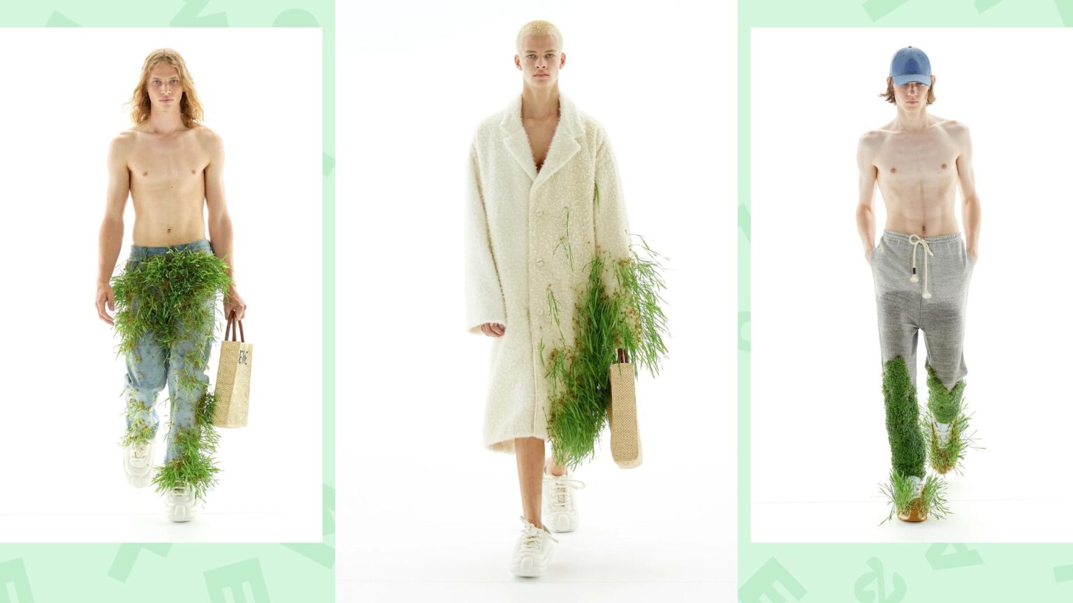 Les vêtements aux broderies végétales de Loewe printemps-été 2023 Les vêtements aux broderies végétales de Loewe printemps-été 2023