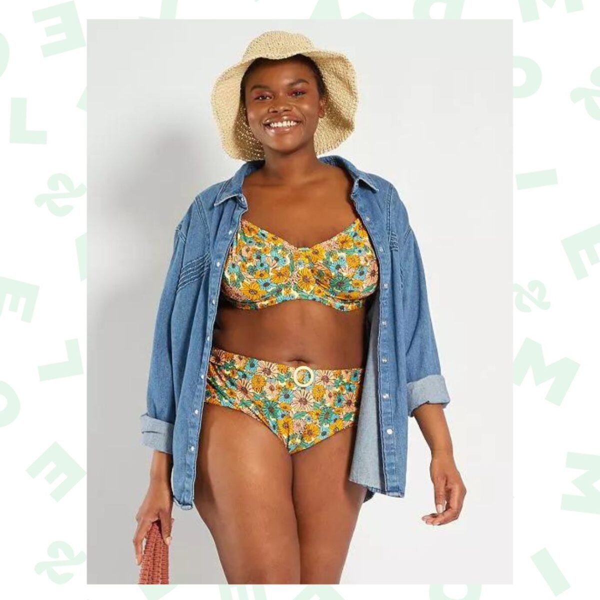 Maillot de bain deux pièces imprimé fleuri Kiabi Maillot de bain deux pièces imprimé fleuri Kiabi