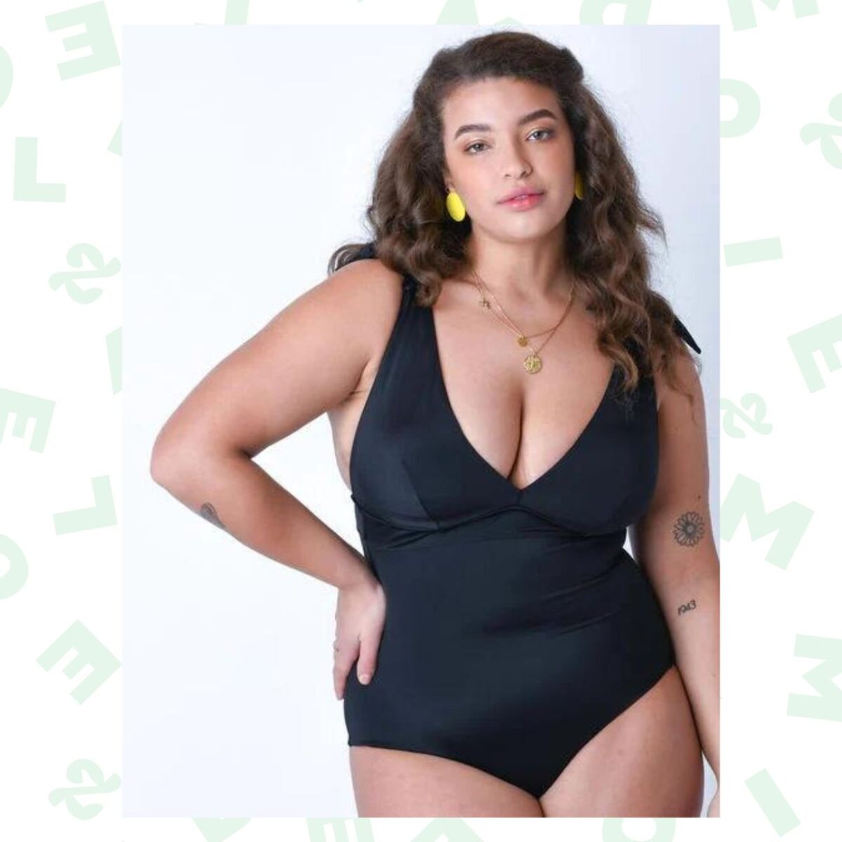 Maillot de bain noir une pièce Leel Maillot de bain noir une pièce Leel