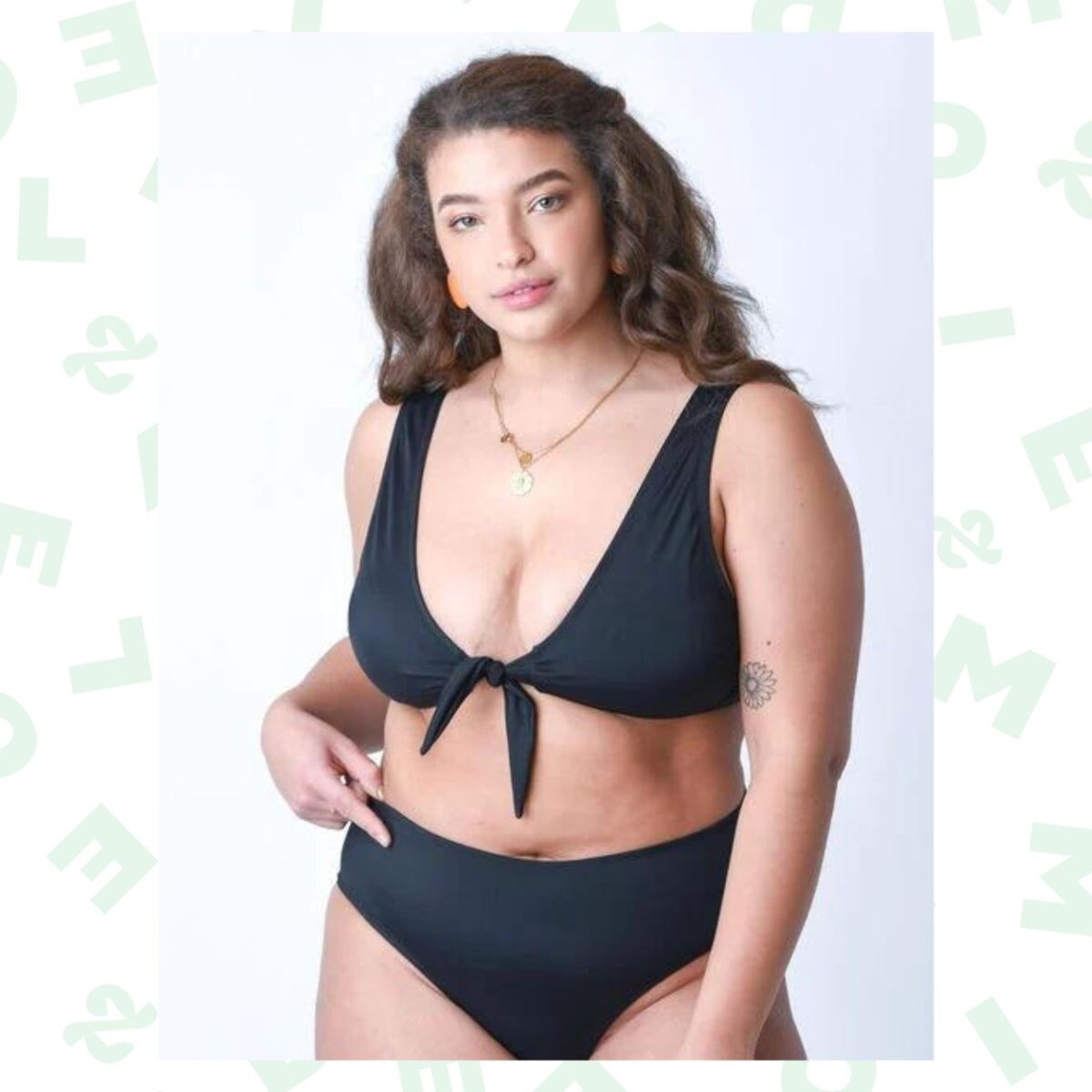 Maillot de bain triangle noir Leel Maillot de bain triangle noir Leel