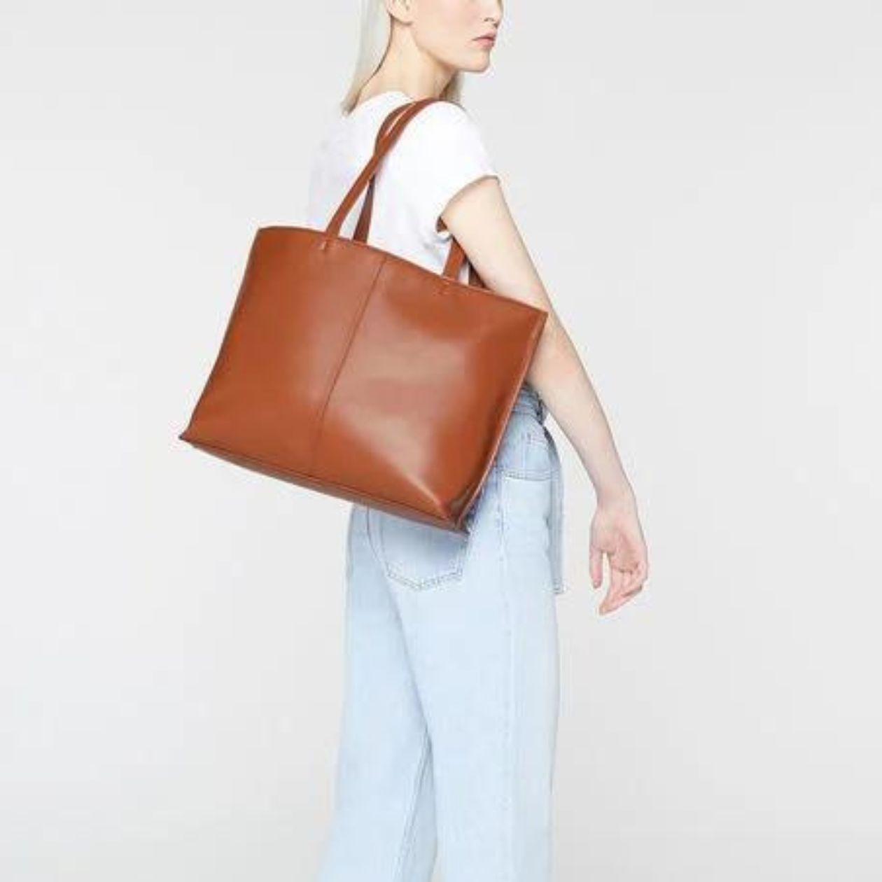GALERIES LAFAYETTE — Sac cabas Bill cuir GALERIES LAFAYETTE — Sac cabas Bill cuir