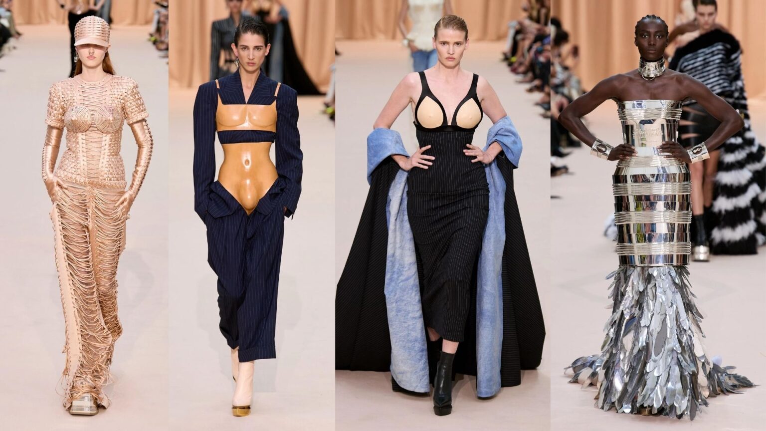 Jean Paul Gaultier haute couture automne-hiver 2022-2023 par Olivier Rousteing Jean Paul Gaultier haute couture automne-hiver 2022-2023 par Olivier Rousteing