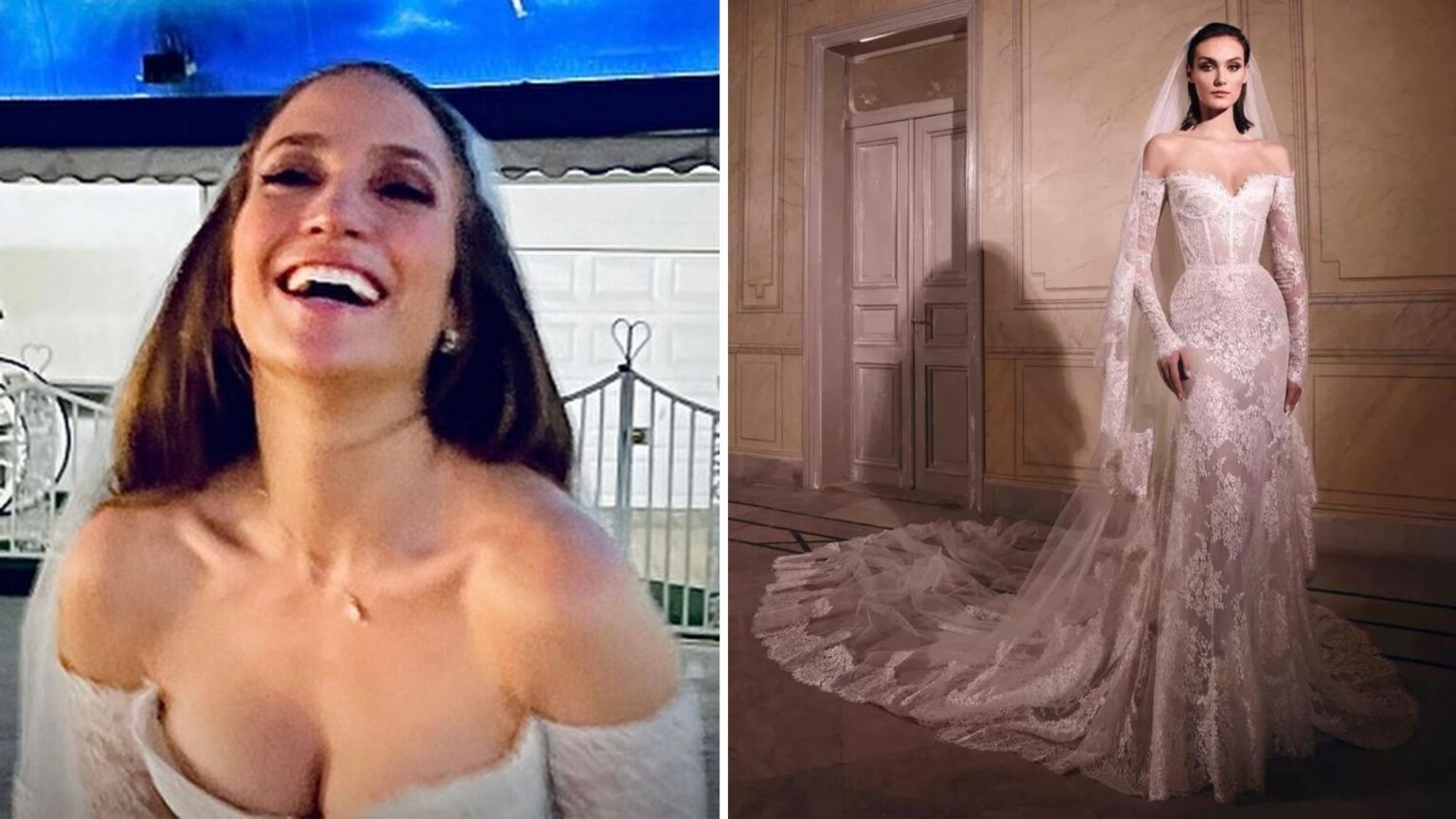 Jennifer Lopez aurait porté une robe Zuhair Murad pour son mariage avec Ben Affleck