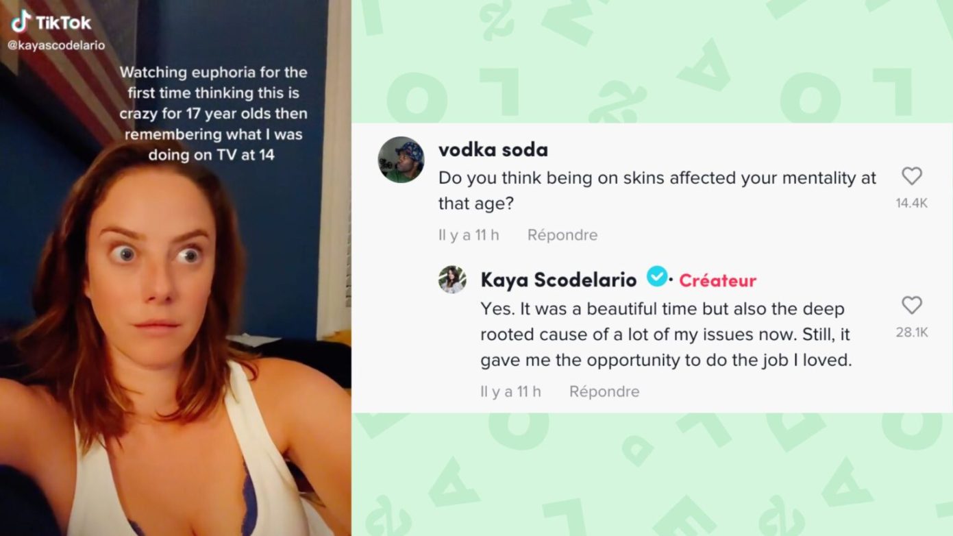 Kaya Scodelario ironise sur la violence de Skins par rapport à Euphoria