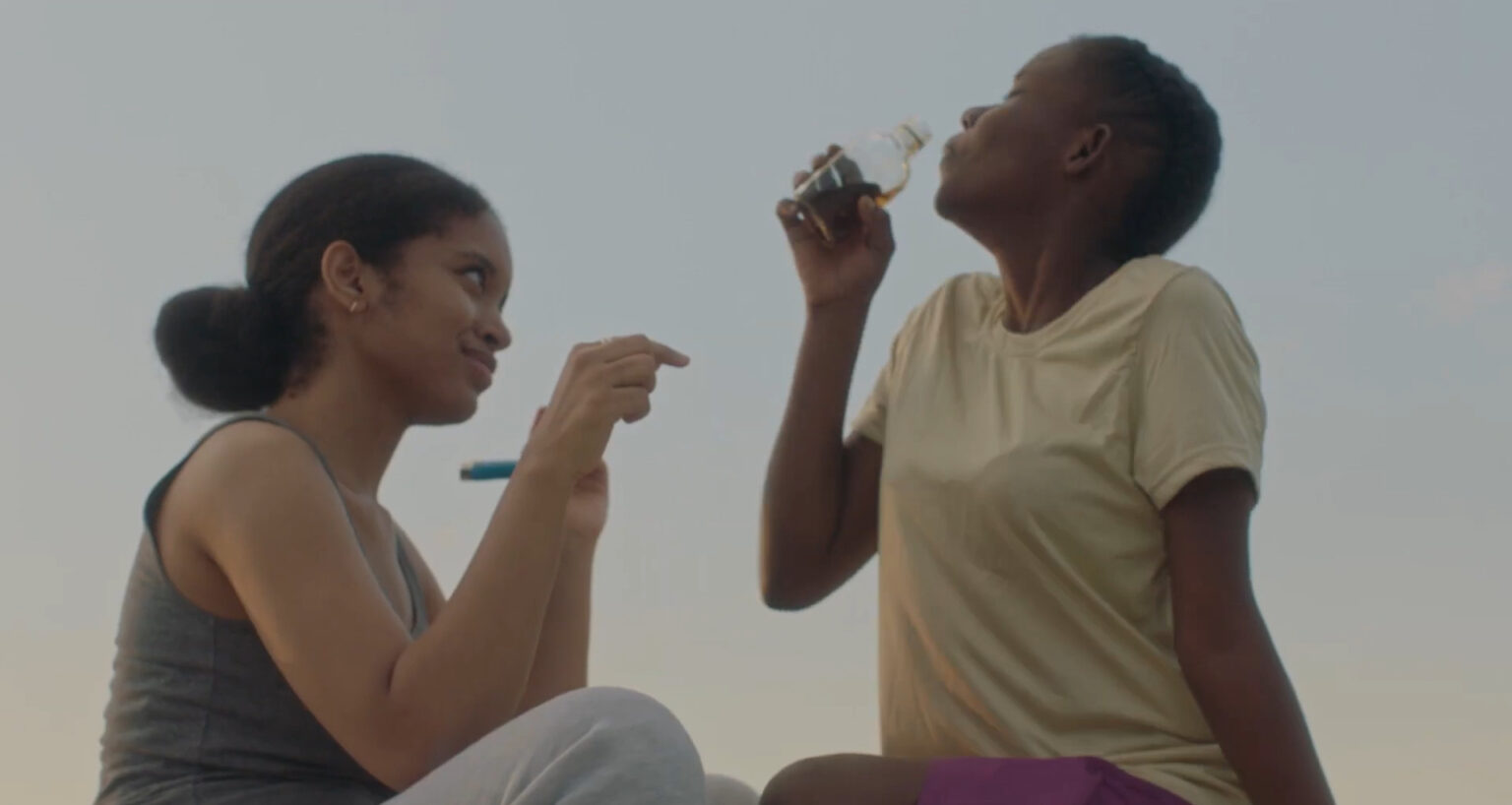 L’importante différence de carnation entre ces deux soeurs fait partie de l’intrigue du film Freda L’importante différence de carnation entre ces deux soeurs fait partie de l’intrigue du film Freda