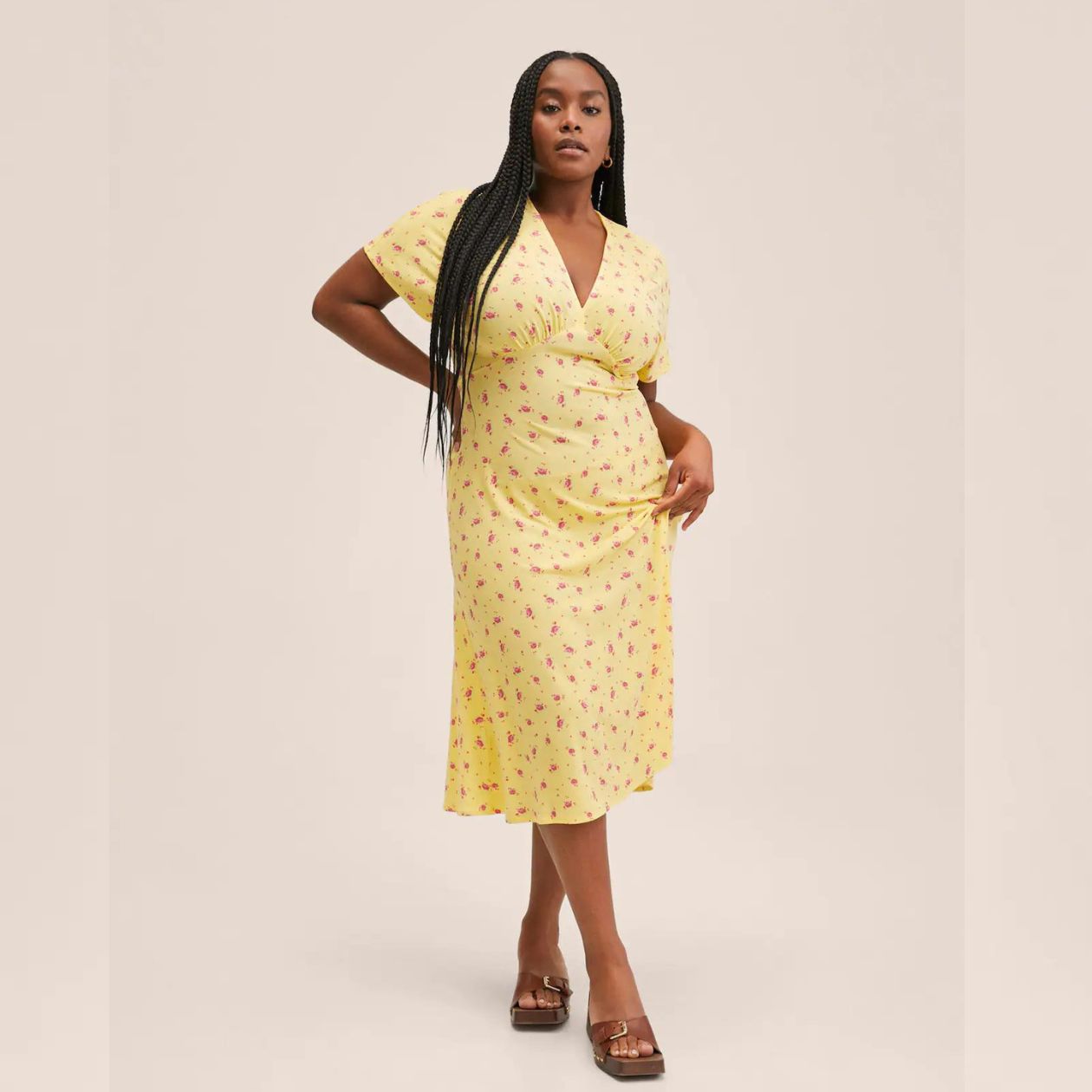 Robe midi imprimée Robe midi imprimée
