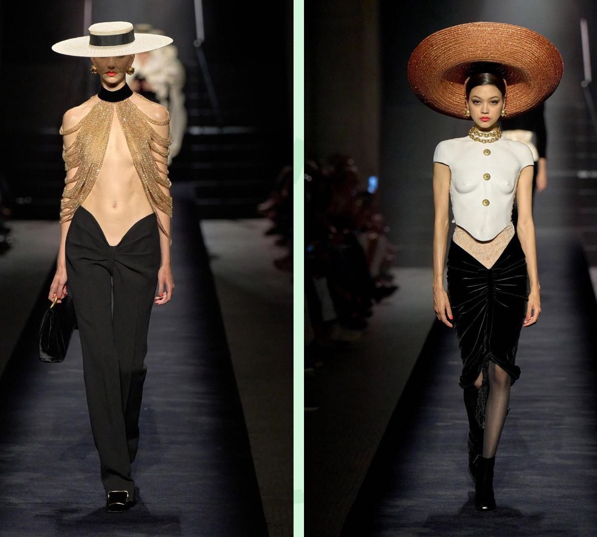 Défilé Schiaparelli haute couture automne-hiver 2022-2023. Défilé Schiaparelli haute couture automne-hiver 2022-2023.