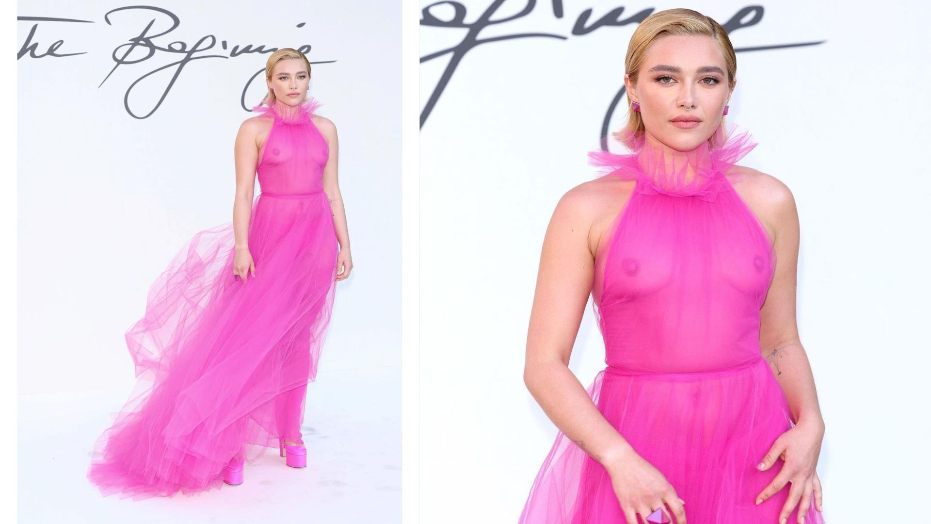 Techniquement, ils sont couverts ironise Florence Pugh