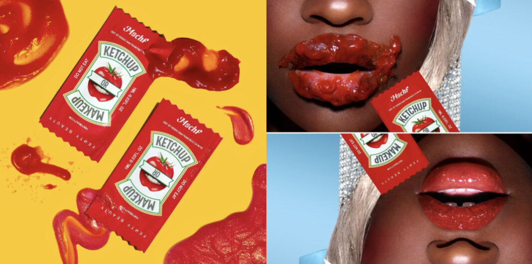La roulette de russe de gloss ou ketchup de MSCHF et Fenty Beauty de Rihanna La roulette de russe de gloss ou ketchup de MSCHF et Fenty Beauty de Rihanna