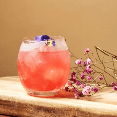 Un mocktail possible avec du gin sans alcool JNPR. © JNPR.