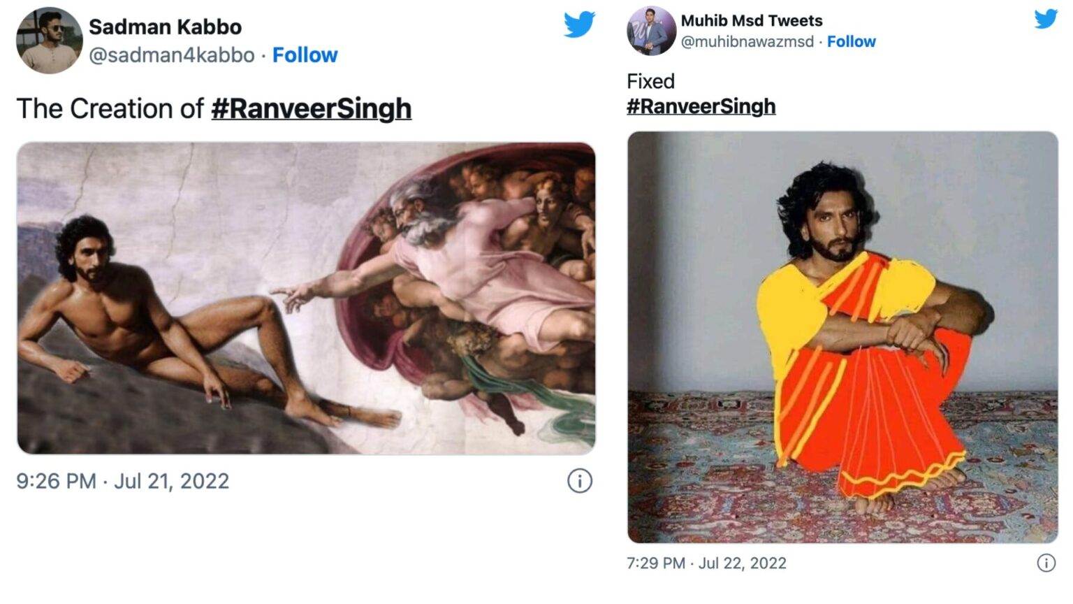Ranveer Singh devient un mème sur l’Internet indien Ranveer Singh devient un mème sur l’Internet indien