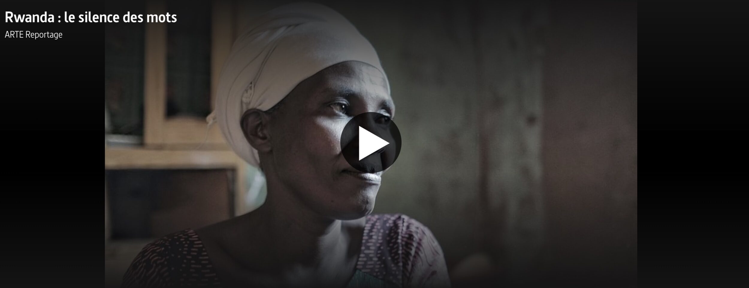 Rwanda &#8211; le silence des mots