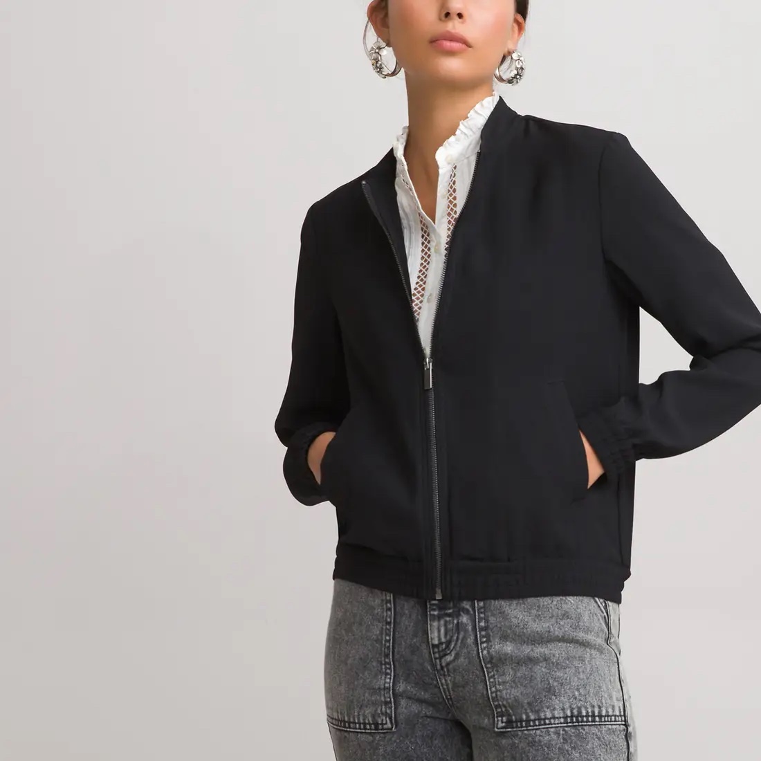 Blouson bomber zippé, La redoute collections