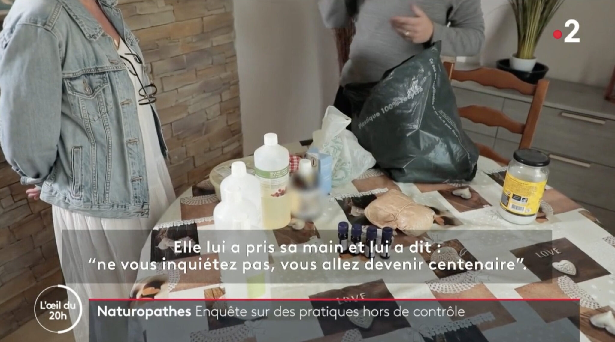 Capture d'écran de « L'Œil du 20h » France 2. Capture d'écran de « L'Œil du 20h » France 2.