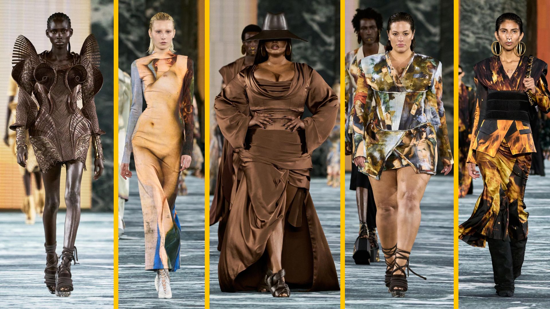 Futuristic silhouettes, a tribute to the Renaissance or a nod to a world in flames composed Balmain's post-apocalyptic show for spring 2023.