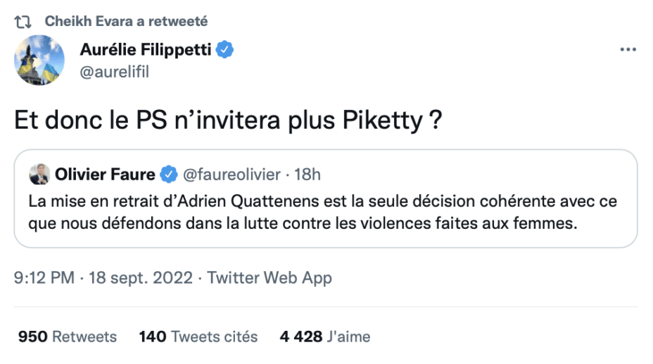 filipetti reaction faure – tweet quatennens filipetti reaction faure – tweet quatennens