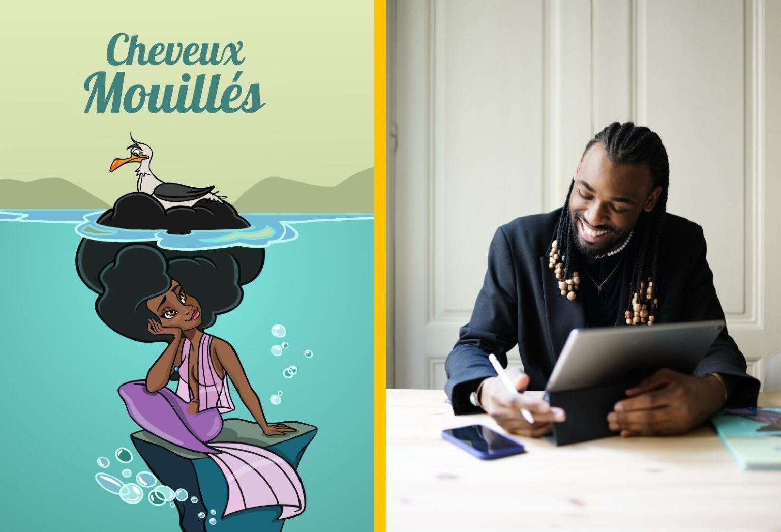 Interview de Joshua Servier, auteur du livre jeunesse Cheveux mouillés Interview de Joshua Servier, auteur du livre jeunesse Cheveux mouillés