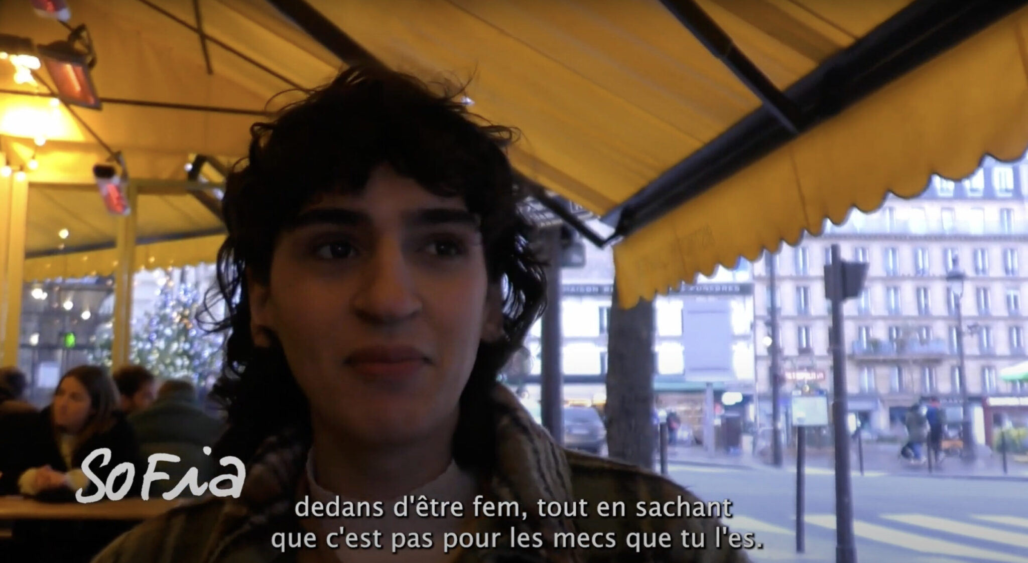Sofia dans le documentaire Habiter la marge Sofia dans le documentaire Habiter la marge