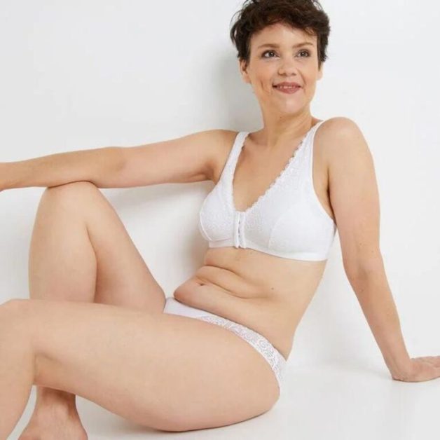 Brassiere post operatoire blanc