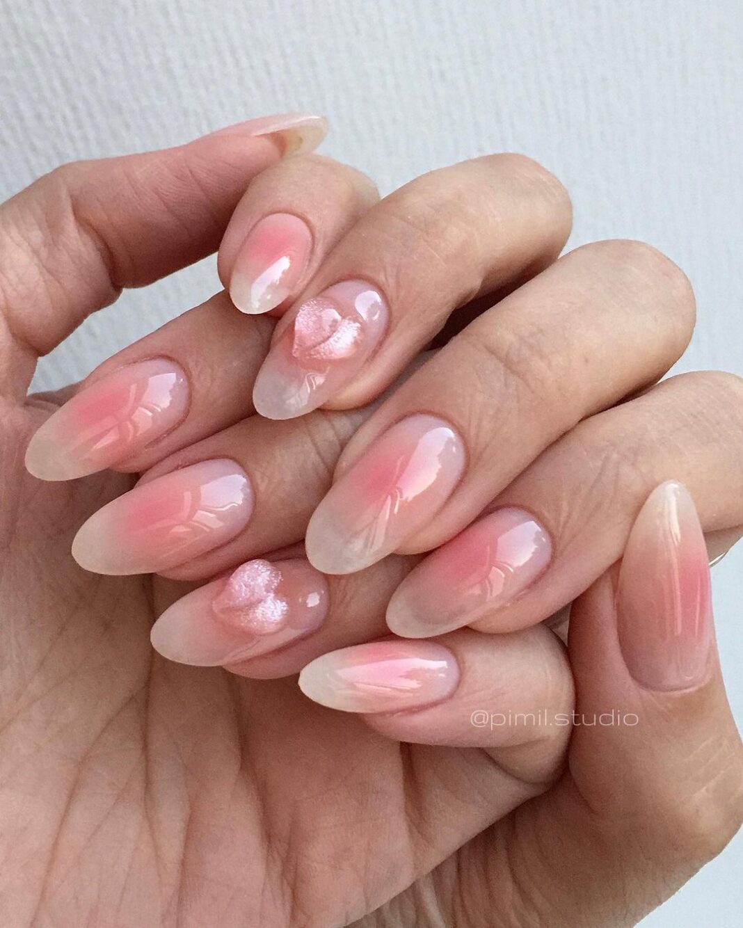 nail inspo blush