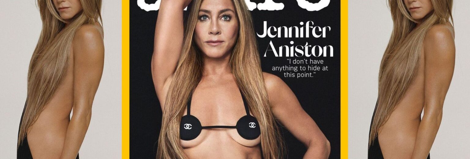 Jennifer Aniston en couverture du magazine Allure de décembre 2022