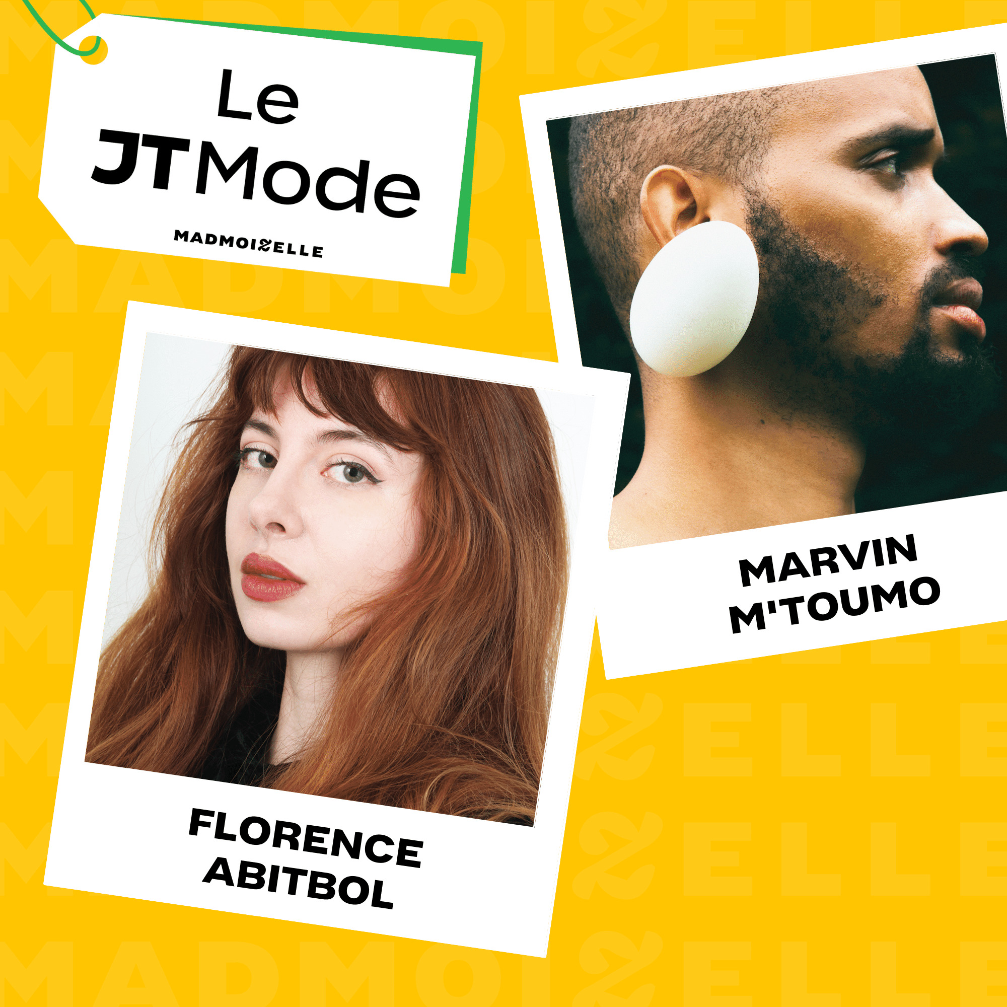 Dans le JT Mode, sur la chaîne Twitch de Madmoizelle le mardi 15 novembre, de 19h à 21h, la doctorante en fashion studies Florence Abitbol et le créateur de mode Marvin M'toumo Dans le JT Mode, sur la chaîne Twitch de Madmoizelle le mardi 15 novembre, de 19h à 21h, la doctorante en fashion studies Florence Abitbol et le créateur de mode Marvin M'toumo