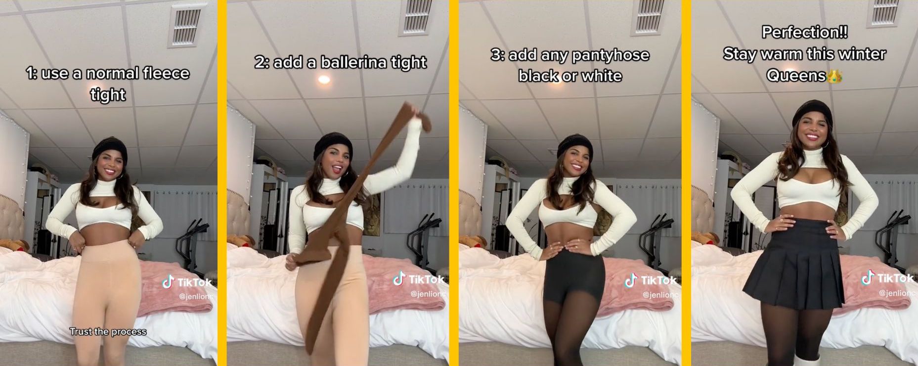 L’astuce d’accumulation de couches de collants pour rester au chaud cet hiver tout en respectant sa carnation L’astuce d’accumulation de couches de collants pour rester au chaud cet hiver tout en respectant sa carnation