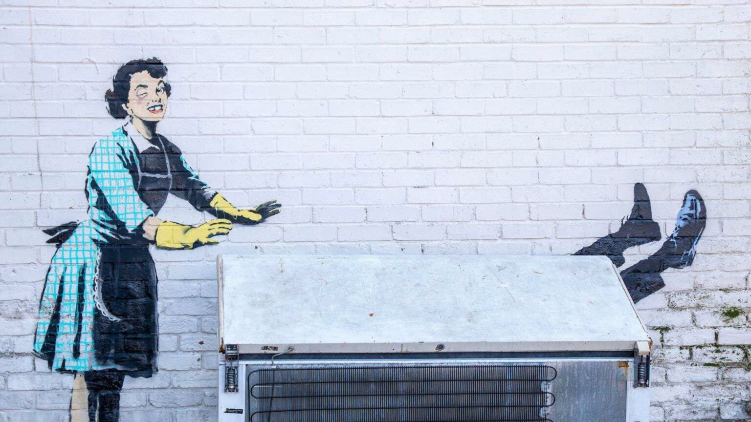 Valentine’s Day: Banksy unveils a work that denounces domestic violence Valentine’s Day: Banksy unveils a work that denounces domestic violence