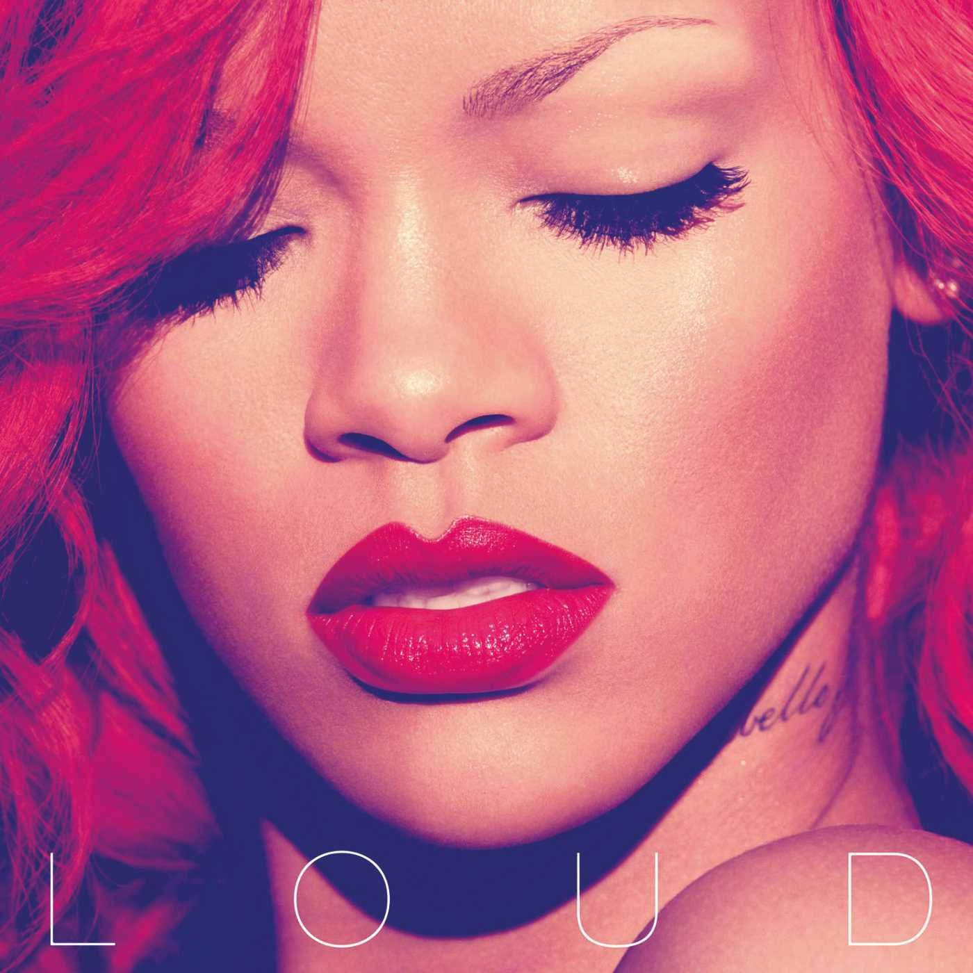 La pochette bien rouge de l’album Loud de Rihanna