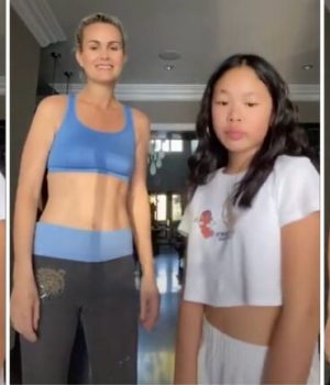 Laeticia Hallyday porte plainte contre TPMP qui a traité de te-pu sa fille de 14 ans en direct. © Capture d'écran TikTok Laeticia Hallyday porte plainte contre TPMP qui a traité de te-pu sa fille de 14 ans en direct. © Capture d'écran TikTok