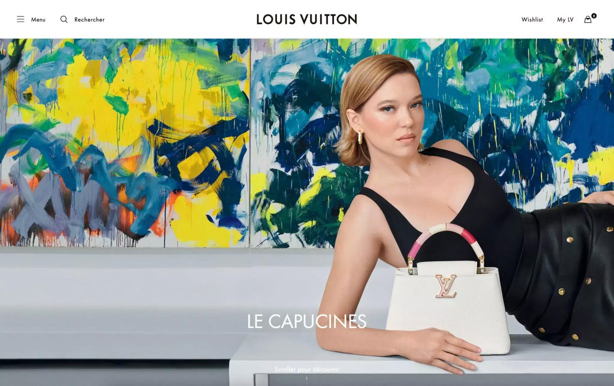 Lea Seydoux Louis Vuitton Pub