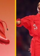 Rihanna au Super Bowl portait d'improbables sneakers MM6 Maison Margiela x Salomon