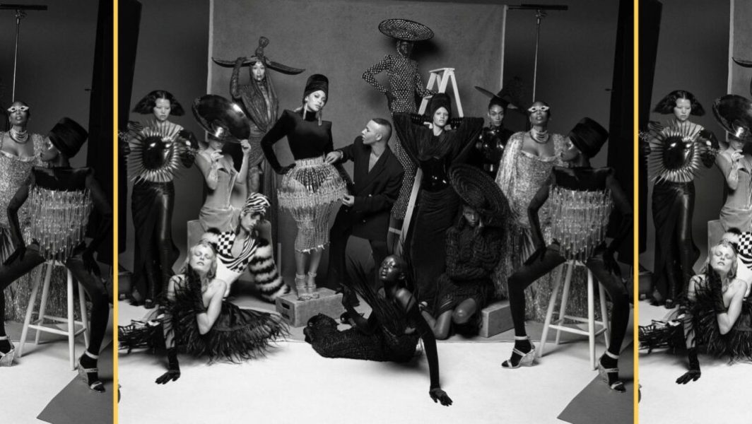 Beyoncé et Olivier Rousteing signent pour Balmain 17 looks haute couture inspirés par Renaissance // Source : Instagram de Vogue France